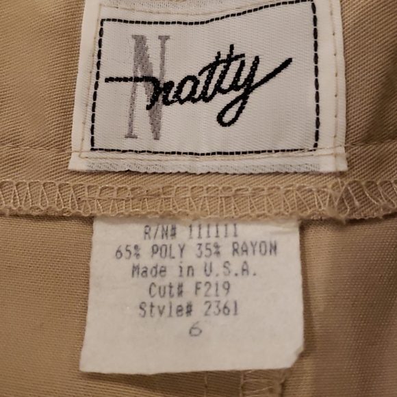 VTG Natty Tan High Waist Shorts size:6 - Picture 4 of 15